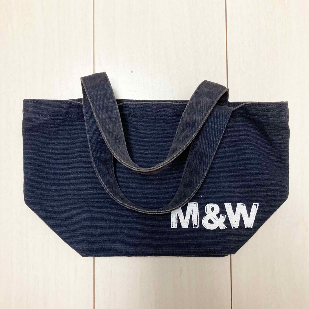 MARKS&WEB(マークスアンドウェブ)のマークスアンドウェブ　M&W  コットンキャンバストートバッグ　S  ネイビー レディースのバッグ(トートバッグ)の商品写真