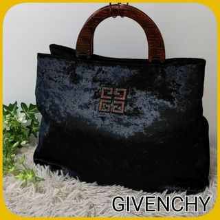 GIVENCHY - 未使用級 GIVENCHY ハンド バッグ べっ甲 ベロア 化学繊維