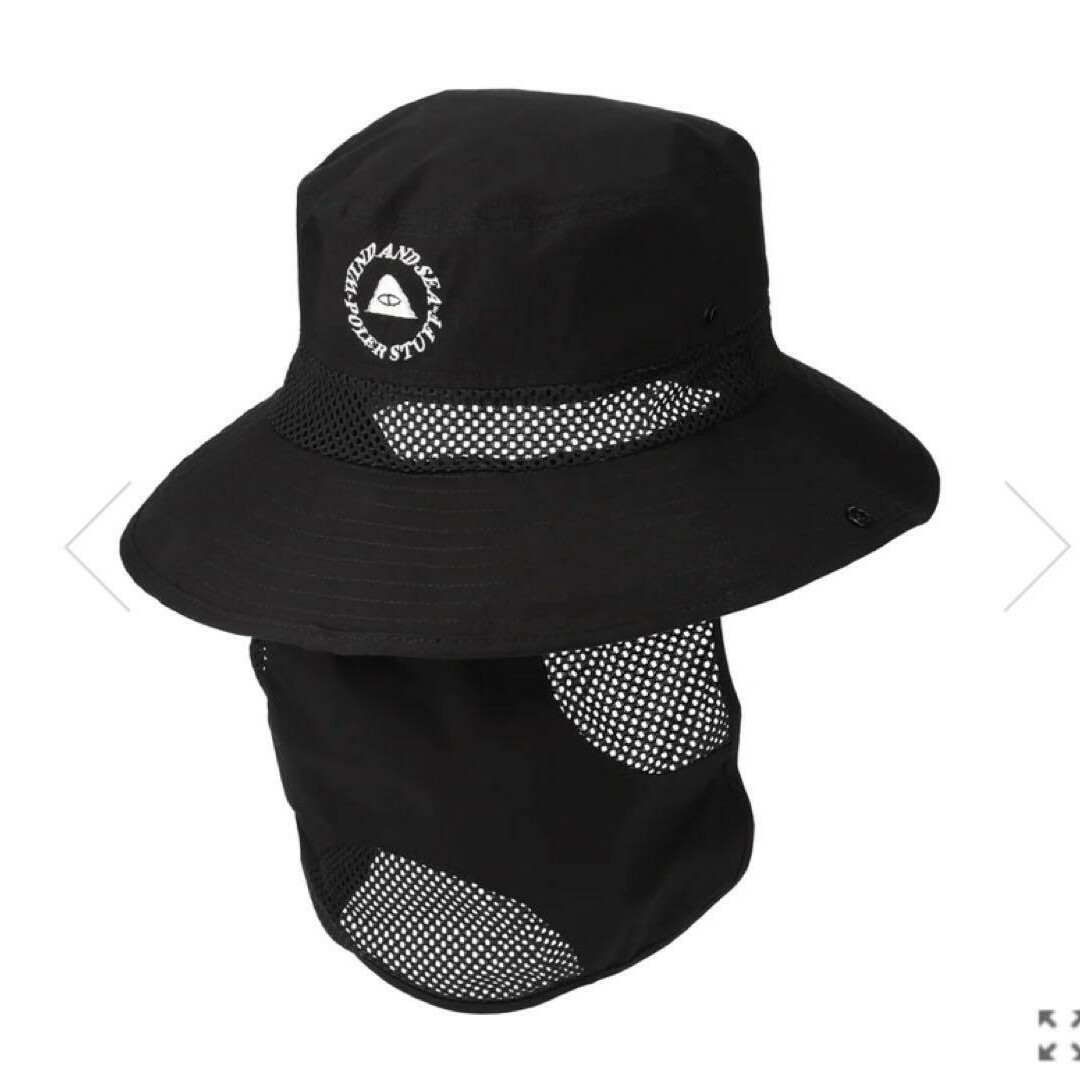 wind and sea POLER X WDS HAT / BLACK-