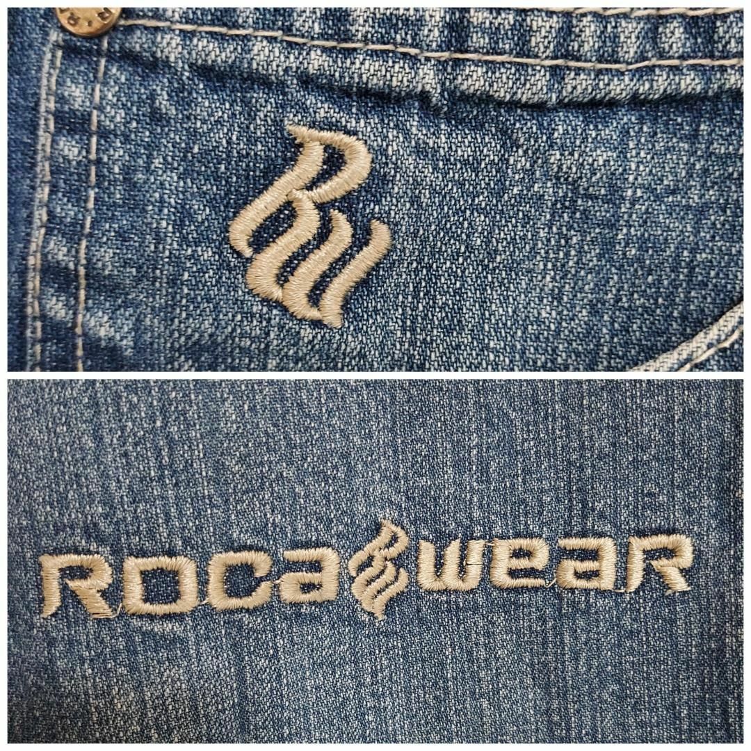 Rocawear - JAY-Z ロカウェア ポケットロゴ刺繍 ワイドバギーショート
