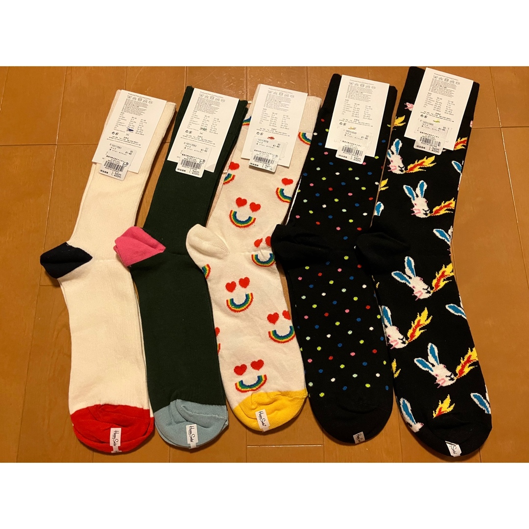 新品 Happy Socks ハッピーソックス Mサイズ41-46 正規品