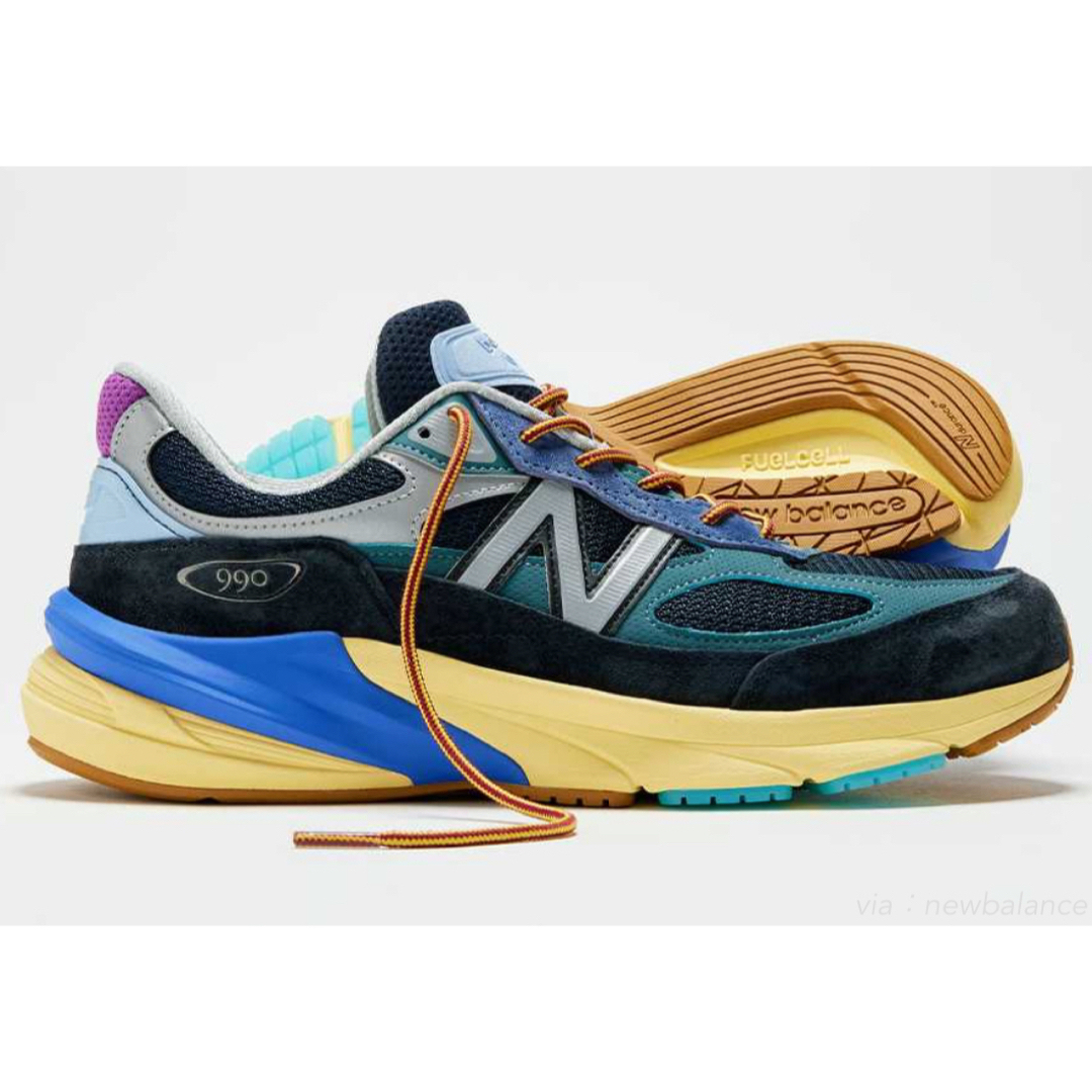 New Balance × Action Bronson 990v6 26.5靴/シューズ