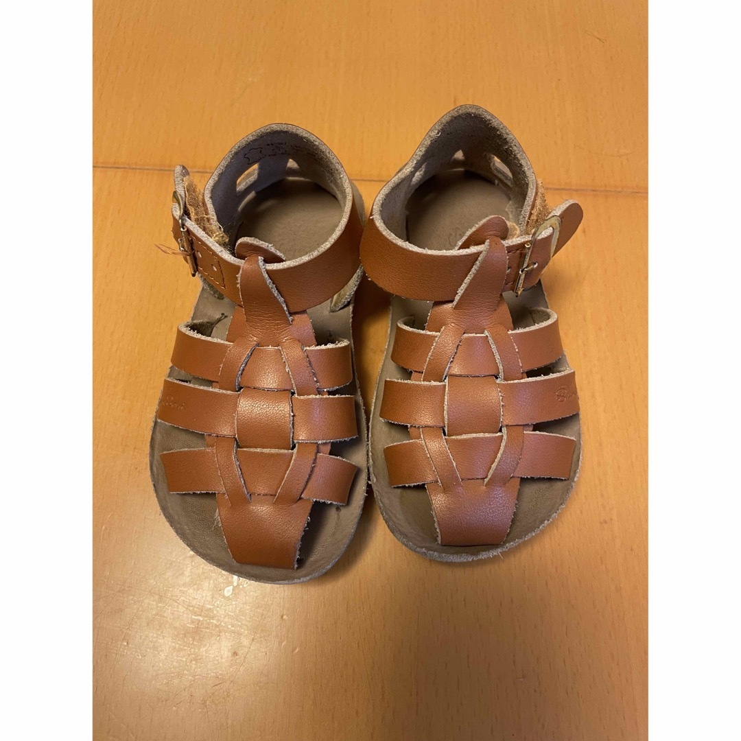 URBAN RESEARCH DOORS(アーバンリサーチドアーズ)のHOYWAY SANDALS.子供用サンダル、14cm(6)茶色、 キッズ/ベビー/マタニティのベビー靴/シューズ(~14cm)(サンダル)の商品写真