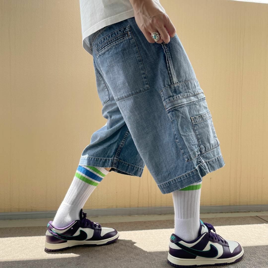 定番 Sean John - W34 ショーンジョン カーゴショートパンツ デニム