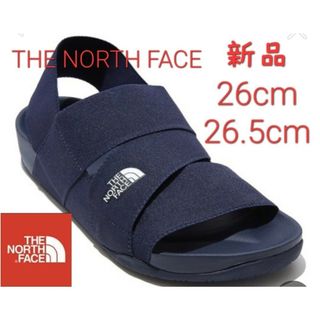 ザノースフェイス(THE NORTH FACE)のTHE NORTH FACE　ノースフェイス　ネイビー　スポーツサンダル　26(サンダル)