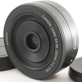 キヤノン(Canon)のCanon キヤノン EF-M22mm F2 STM レンズ グラファイト(レンズ(単焦点))