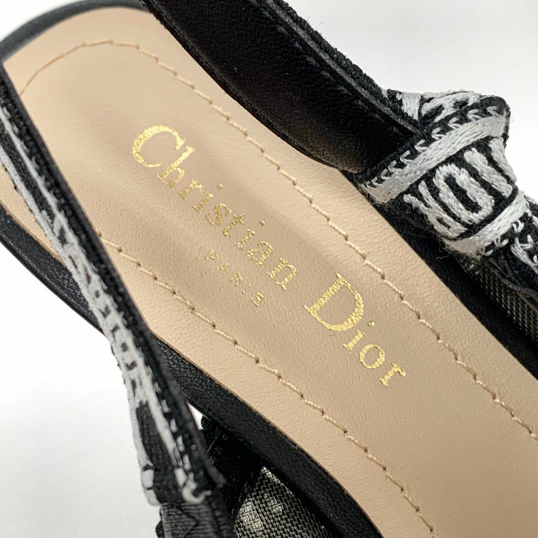 7150 クリスチャンディオール j'adior レース ロゴ パンプス