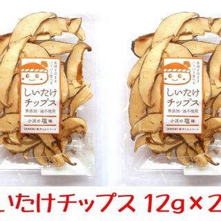 サンエスファーム しいたけチップス 小浜の塩味 12g×2袋(その他)