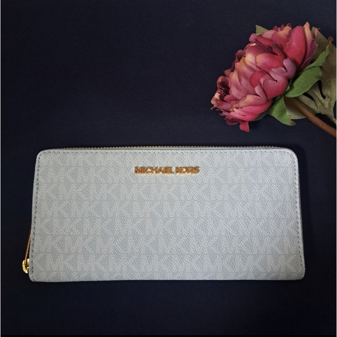 Michael Kors(マイケルコース)の新品マイケルコース　長財布　ビスタブルー メンズのファッション小物(長財布)の商品写真