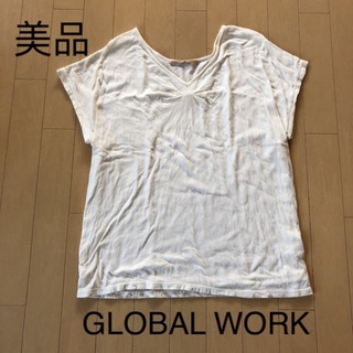 グローバルワーク(GLOBAL WORK)のグローバルワーク  背中レース切り替え　カットソー(カットソー(半袖/袖なし))