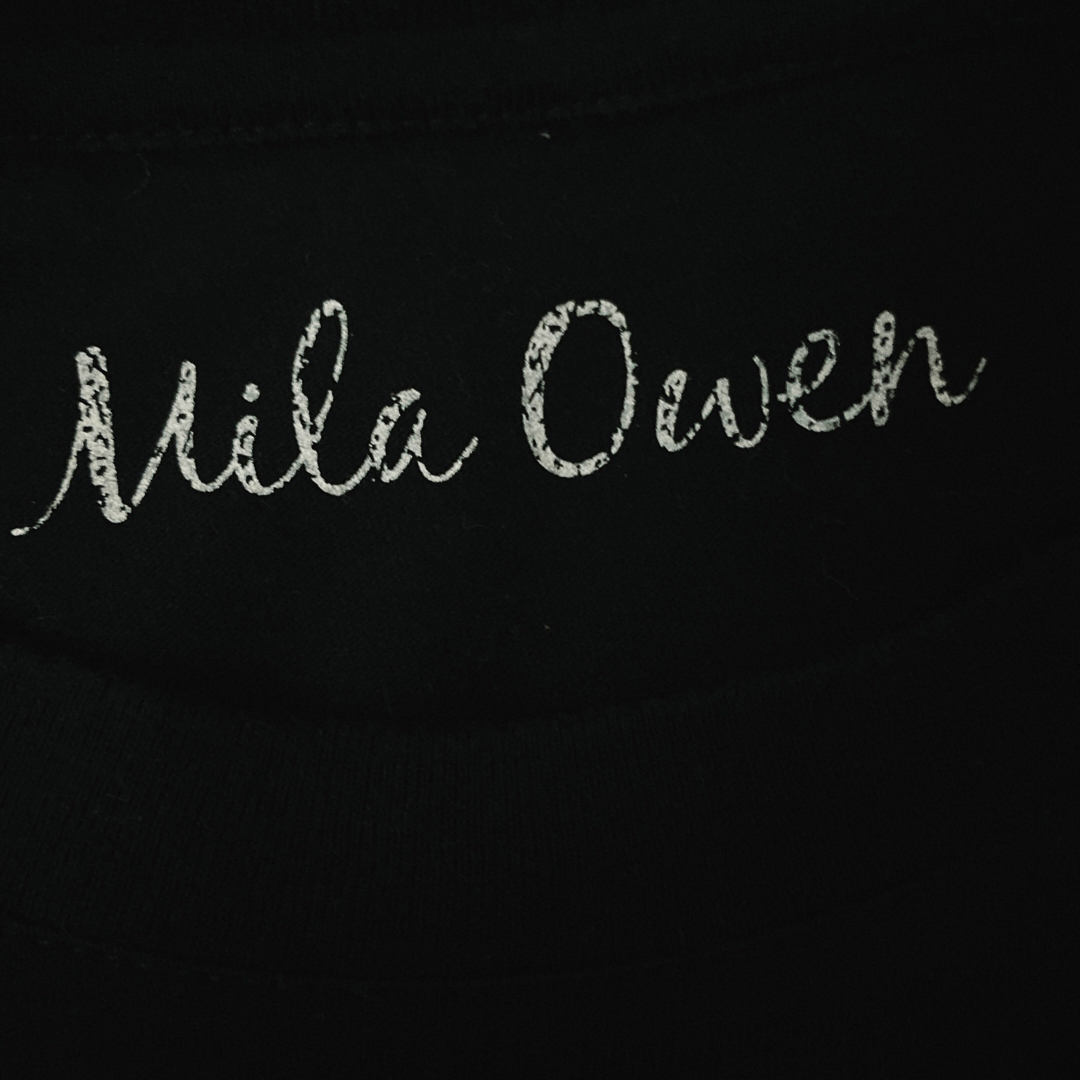 Mila Owen(ミラオーウェン)のMilaOwen ミラオーウェン　ブラック 黒 Tシャツカットソー レディースのトップス(Tシャツ(半袖/袖なし))の商品写真