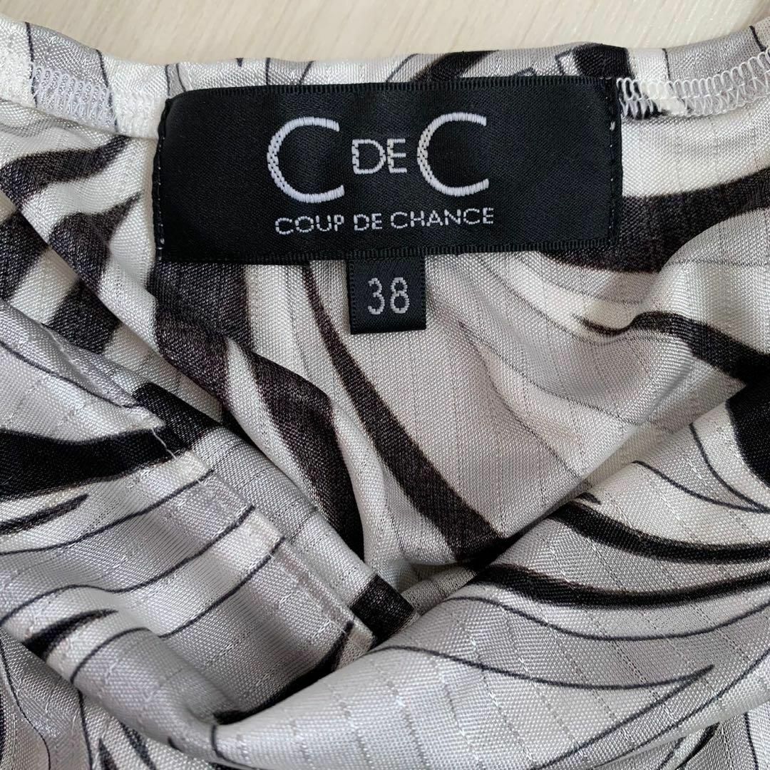 COUP DE CHANCE(クードシャンス)のCDEC クードシャンス　シャツ　ブラウス　トップス　size38 レディースのトップス(Tシャツ(半袖/袖なし))の商品写真