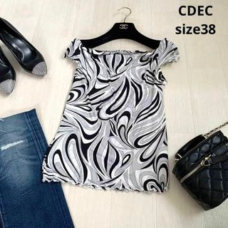 クードシャンス(COUP DE CHANCE)のCDEC クードシャンス　シャツ　ブラウス　トップス　size38(Tシャツ(半袖/袖なし))