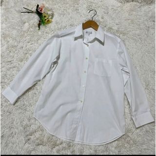 アオキ(AOKI)の美品　arbe shirt ワイシャツ　白　Mサイズ(シャツ/ブラウス(長袖/七分))