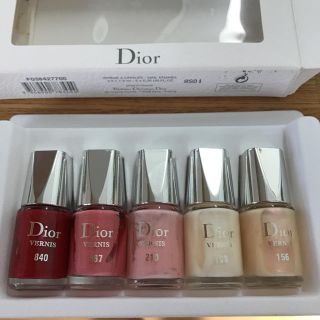 ディオール(Dior)のDior マニュキアセット5本(マニキュア)