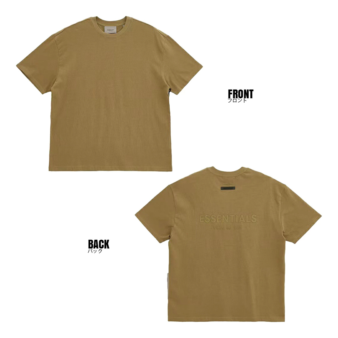 FEAR OF GOD(フィアオブゴッド)の新品 FOG ESSENTIALS S Tシャツ アンバー 21AW メンズのトップス(Tシャツ/カットソー(半袖/袖なし))の商品写真