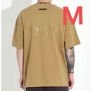 フィアオブゴッド(FEAR OF GOD)の新品 FOG ESSENTIALS M Tシャツ アンバー 21AW(Tシャツ/カットソー(半袖/袖なし))