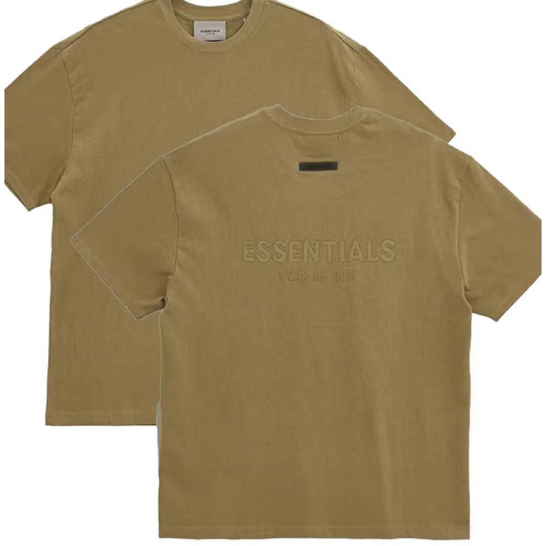 FEAR OF GOD(フィアオブゴッド)の新品 FOG ESSENTIALS L Tシャツ アンバー 21AW メンズのトップス(Tシャツ/カットソー(半袖/袖なし))の商品写真