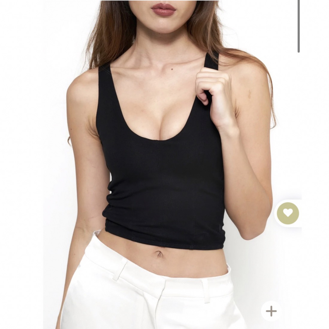 Dreamy tanktop / black AMATERAS