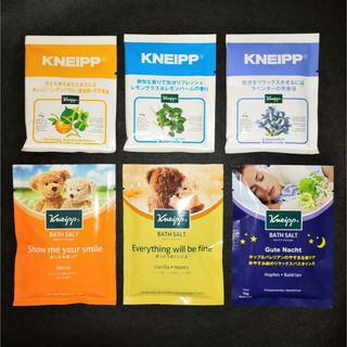 クナイプ(Kneipp)のクナイプ バスソルト 6袋 6種類 入浴剤(入浴剤/バスソルト)