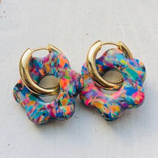 ザノースフェイス(THE NORTH FACE)のColorful Flower gold earring (マウンテンパーカー)