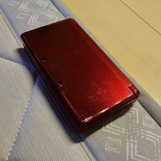 ニンテンドー3DS(ニンテンドー3DS)のNintendo3DSのレッド(家庭用ゲーム機本体)