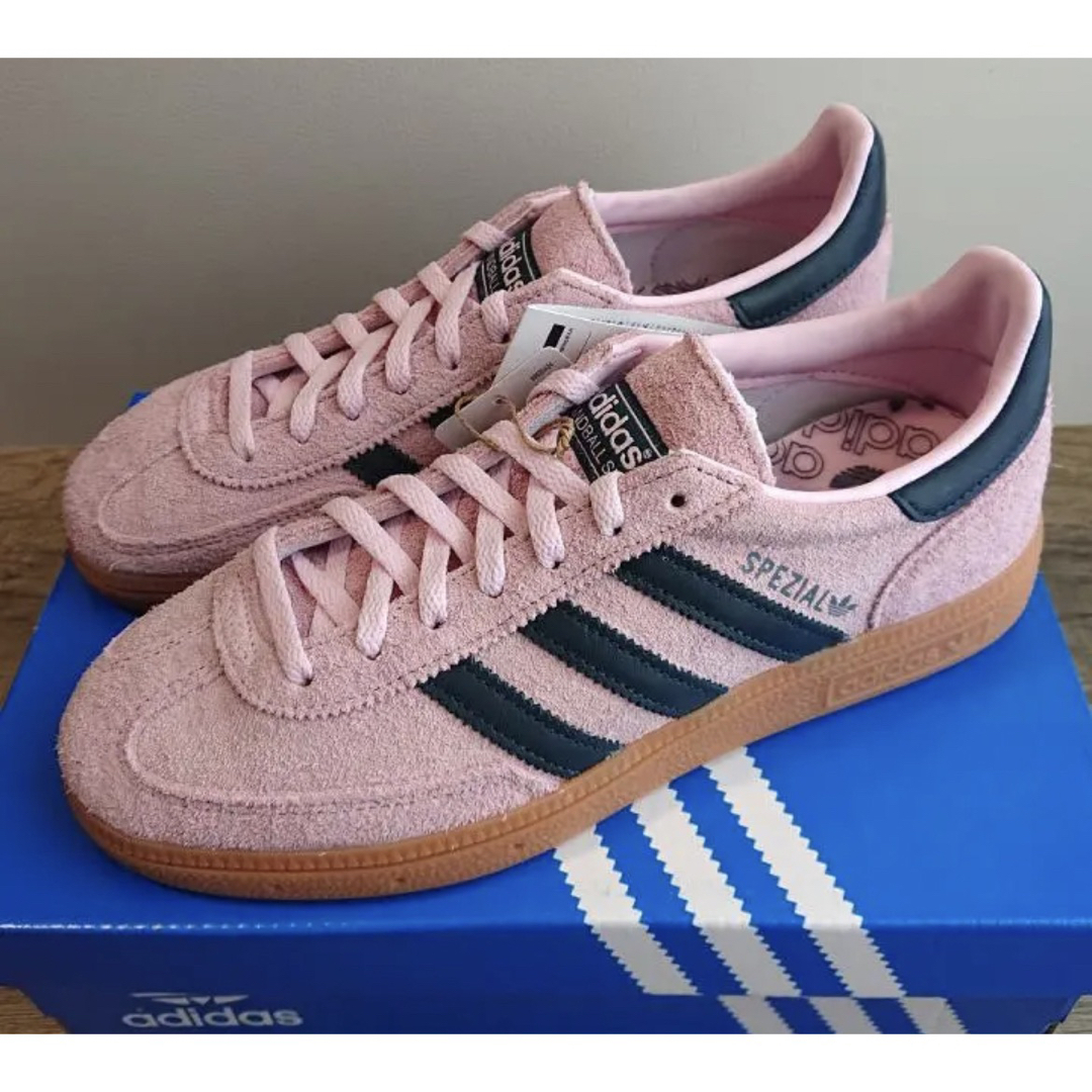 adidas HANDBALL SPEZIAL 新品 24.0cm クリアピンク - スニーカー