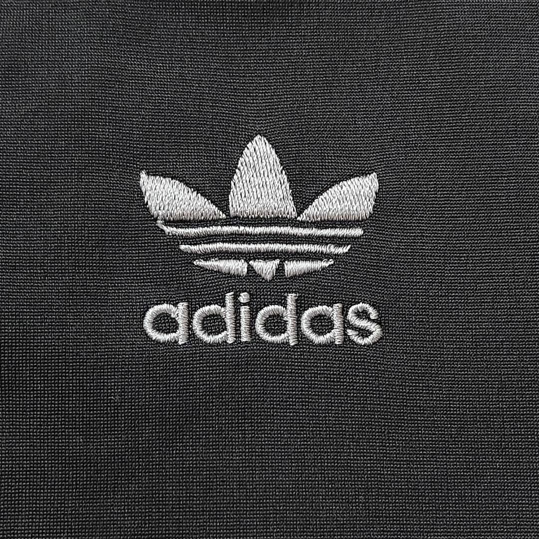 《希少》アディダス adidas☆ジャージ S 刺繍ロゴ グレー