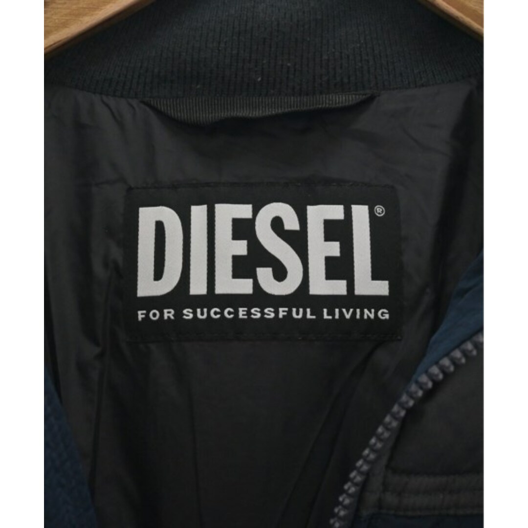 DIESEL - DIESEL ディーゼル ダウンジャケット/ダウンベスト S 紺
