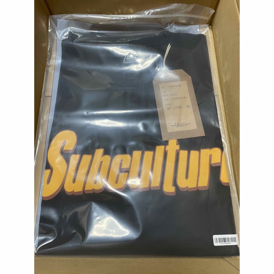 SUBCULTURE T-SHIRT / BLACK （サブカルチャー）の通販 by タカ's shop 