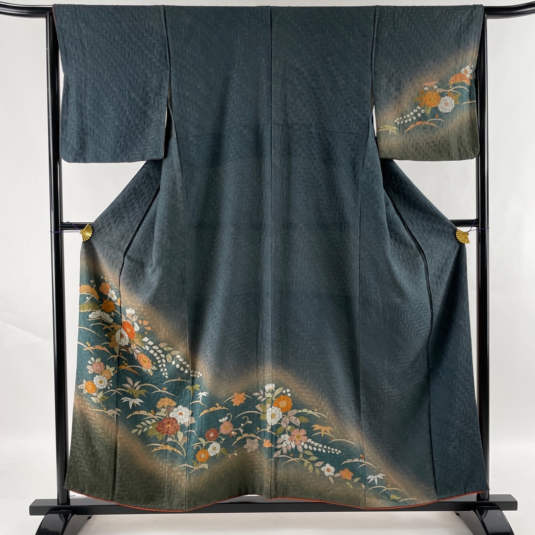 訪問着 美品 秀品 身丈155.5cm 裄丈65cm 正絹 【中古】 | フリマアプリ ラクマ