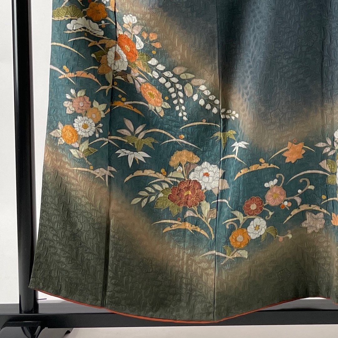 訪問着 身丈152.5cm 裄丈60.5cm 正絹 美品 秀品