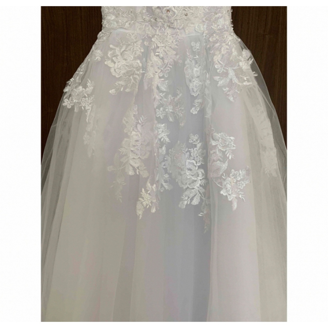 Aラインウエディングドレス レディースのフォーマル/ドレス(ウェディングドレス)の商品写真