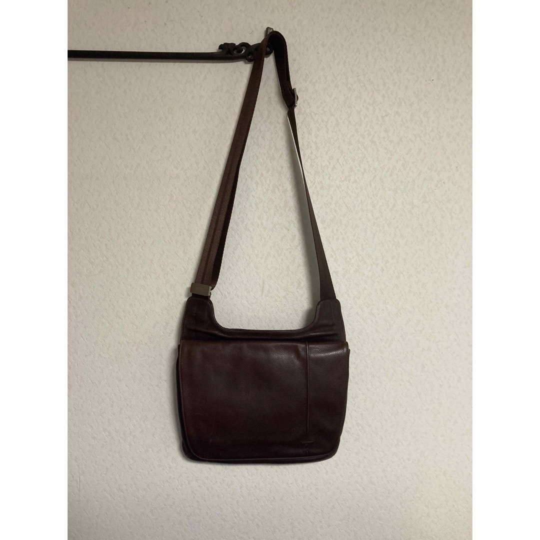 TUMI - 【値下げしました】TUMIトゥミ レザーショルダーバッグの TUMI - 【値下げしました】TUMIトゥミ レザーショルダーバッグの