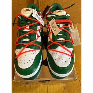 ナイキ(NIKE)の27cm Nike Dunk Low Off-White Pine Green(スニーカー)