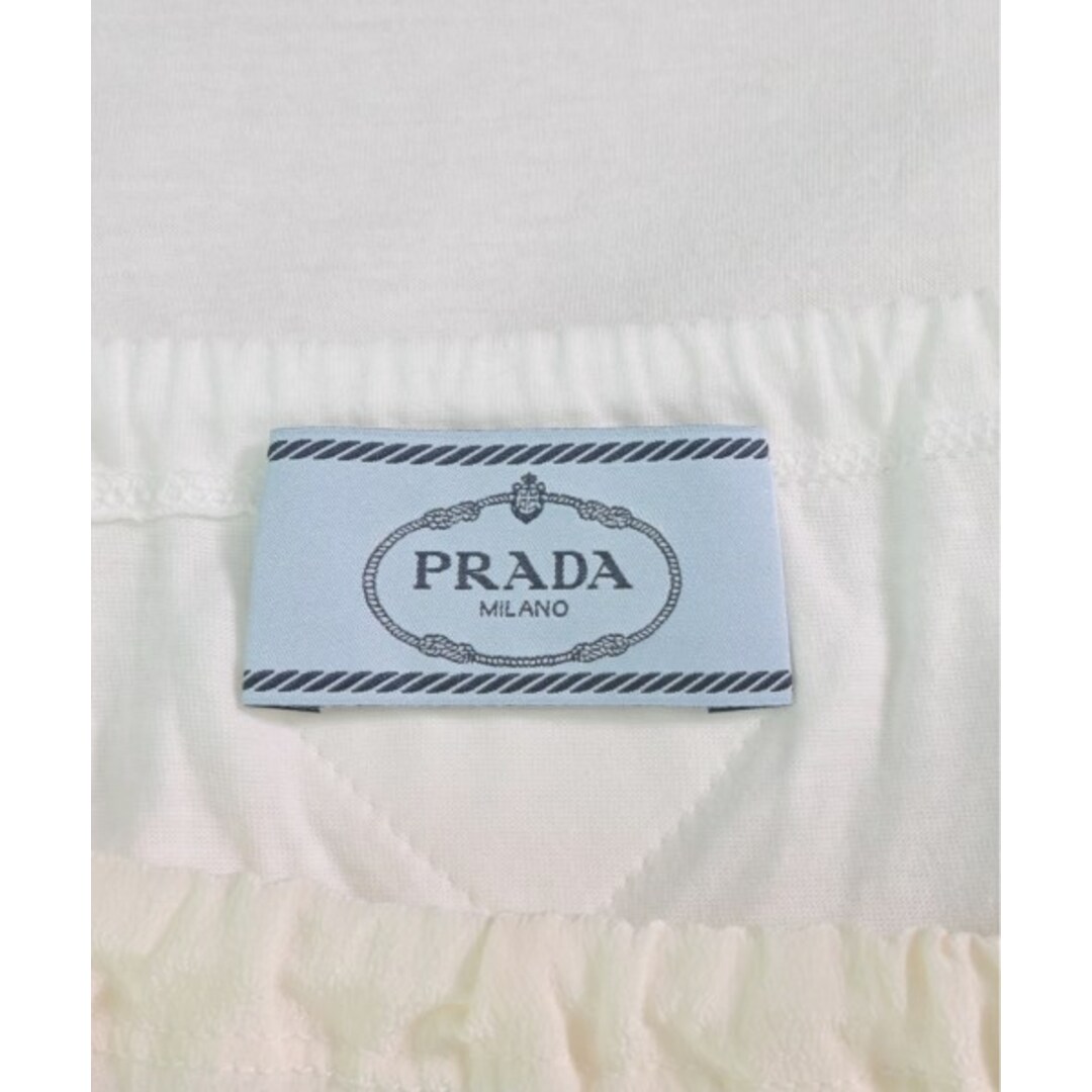 PRADA プラダ Tシャツ・カットソー S 白 【古着】【中古】