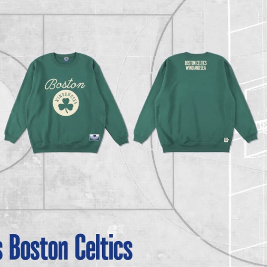 wind and sea nba boston celtics トップス