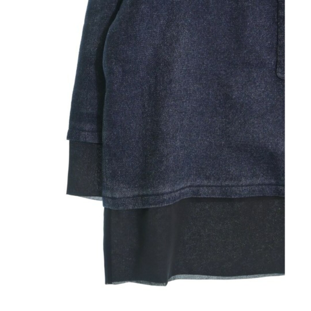 CHANEL(シャネル)のCHANEL シャネル カジュアルシャツ 42(XL位) 紺x黒 【古着】【中古】 レディースのトップス(シャツ/ブラウス(長袖/七分))の商品写真