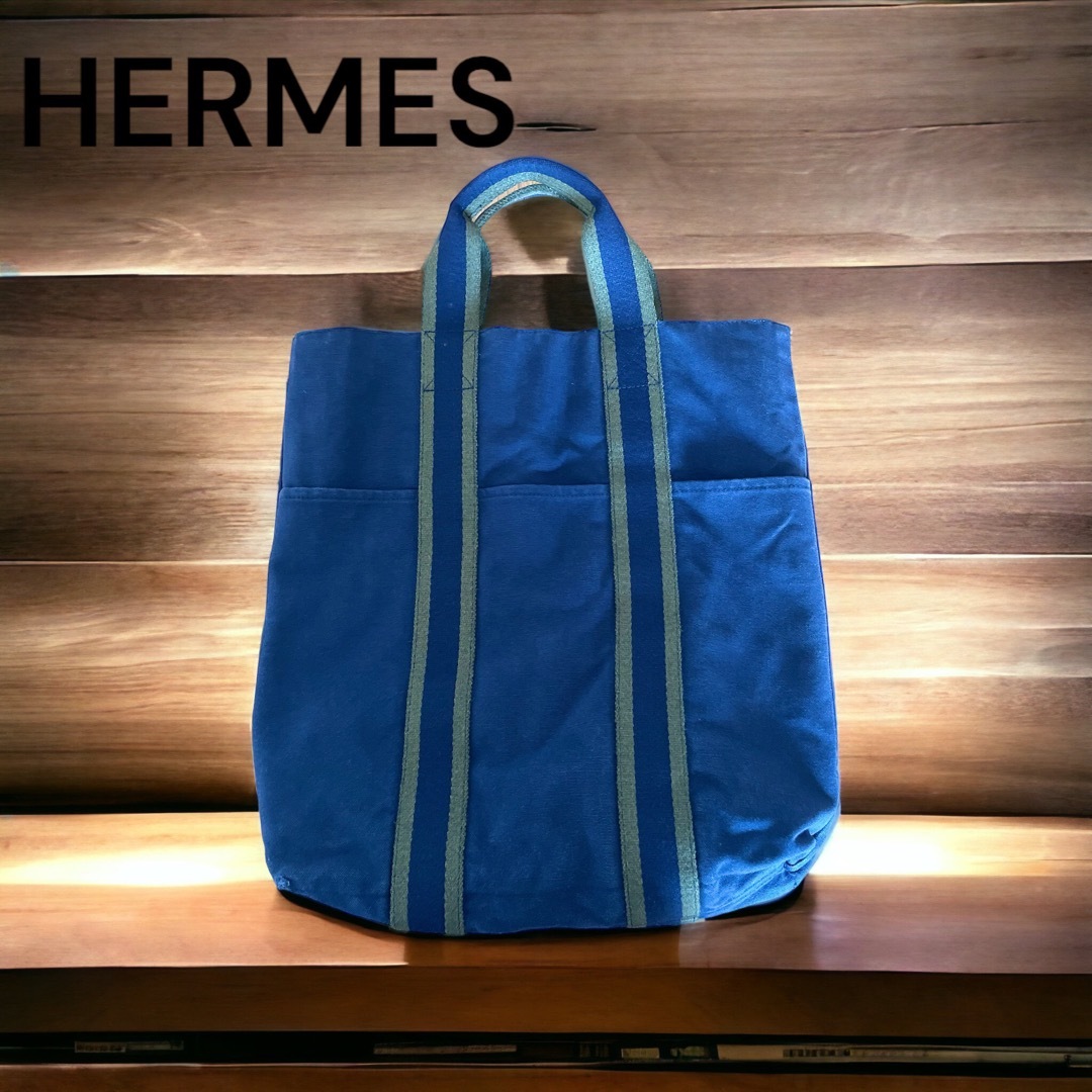 HERMES エルメス バッグ（その他） - 紺
