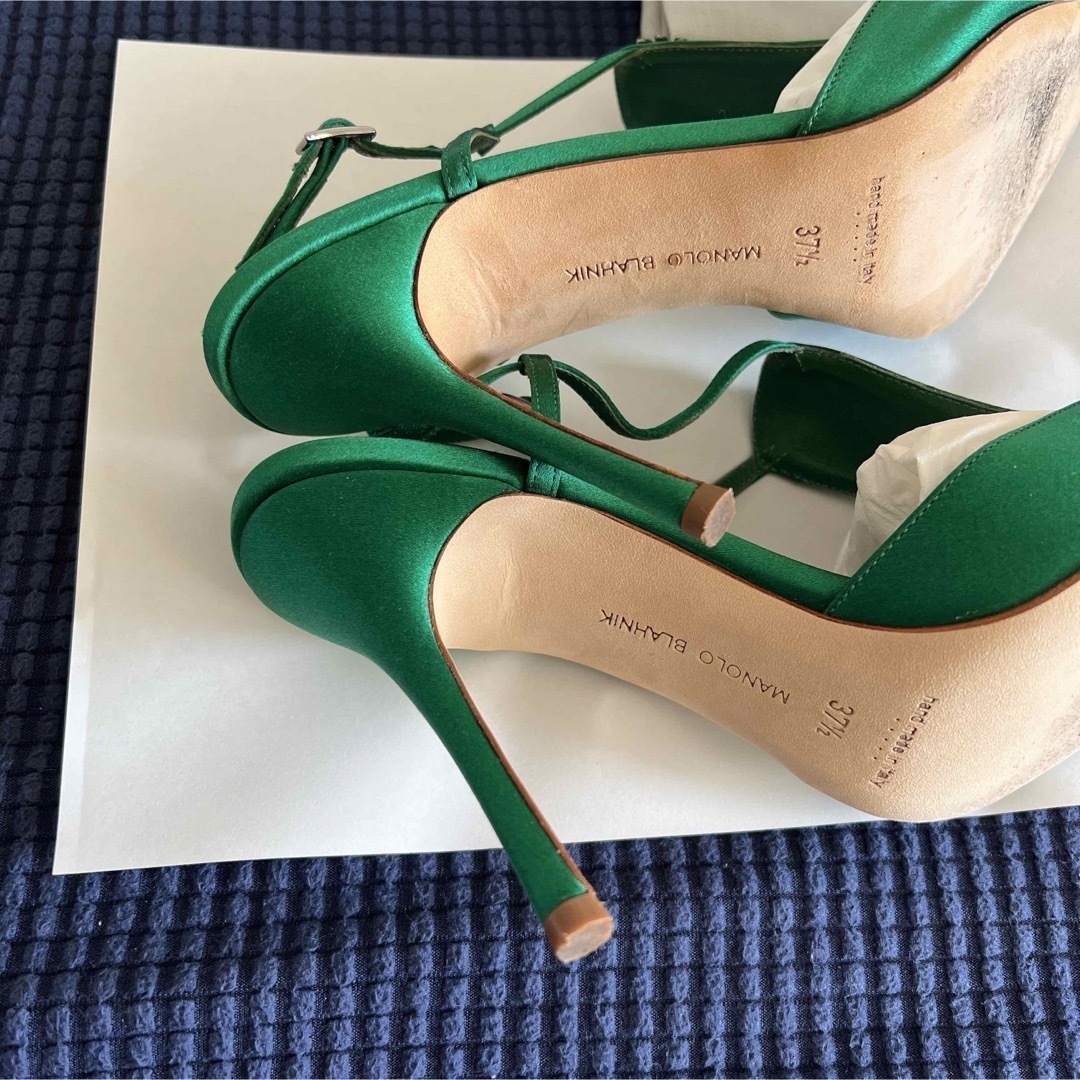 MANOLO BLAHNIK(マノロブラニク)の美品　希少　マノロブラニク　JAMALA サンダル　パンプス　ミュール　ハンギシ レディースの靴/シューズ(ハイヒール/パンプス)の商品写真