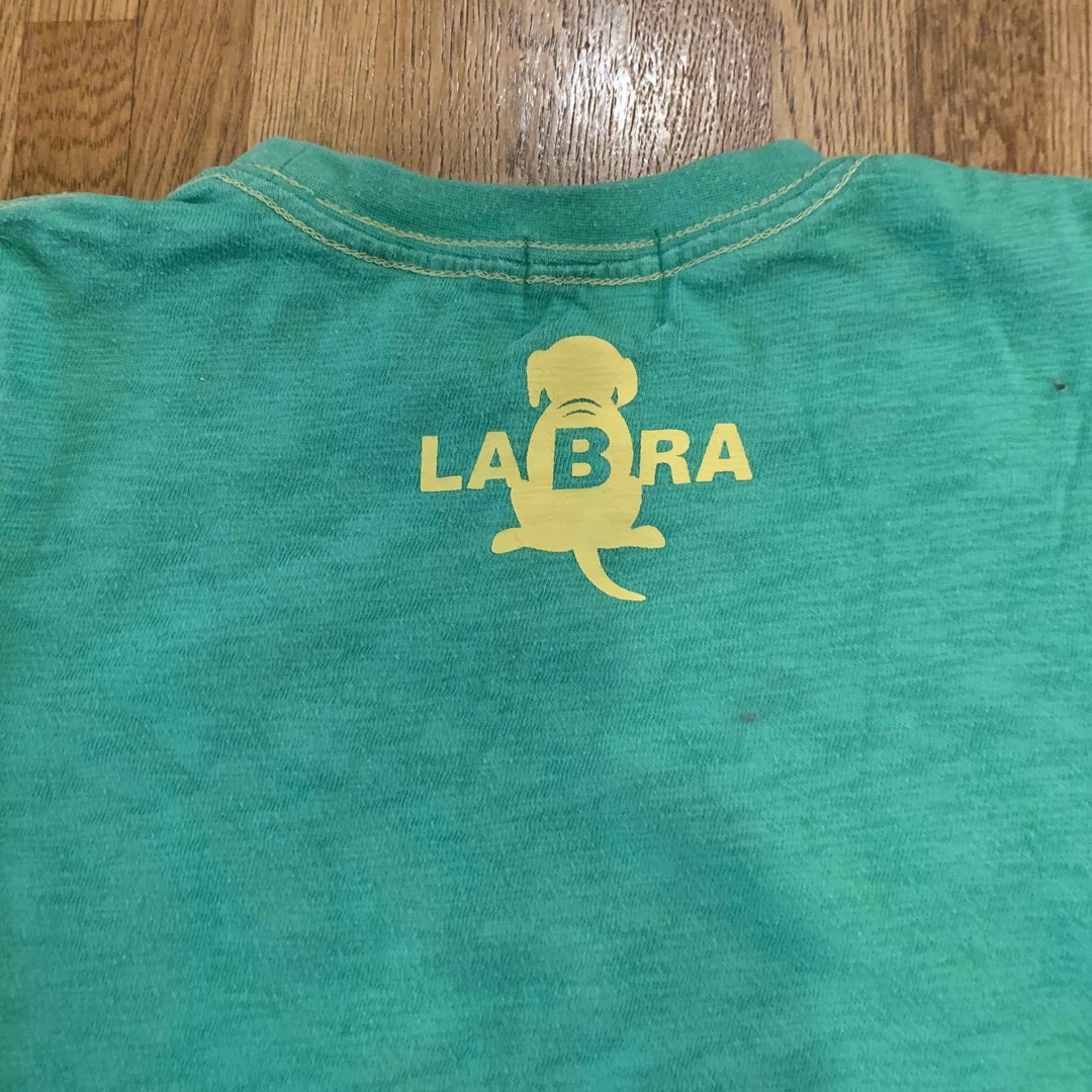 Labrador Retriever(ラブラドールリトリーバー)のlabla puppy tシャツ　110 キッズ/ベビー/マタニティのキッズ服男の子用(90cm~)(Tシャツ/カットソー)の商品写真