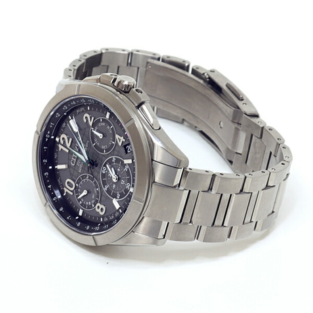 CITIZEN シチズン メンズ腕時計 アテッサ CC9070-56H エコドライブ ソーラー電波 チタン グレー文字盤