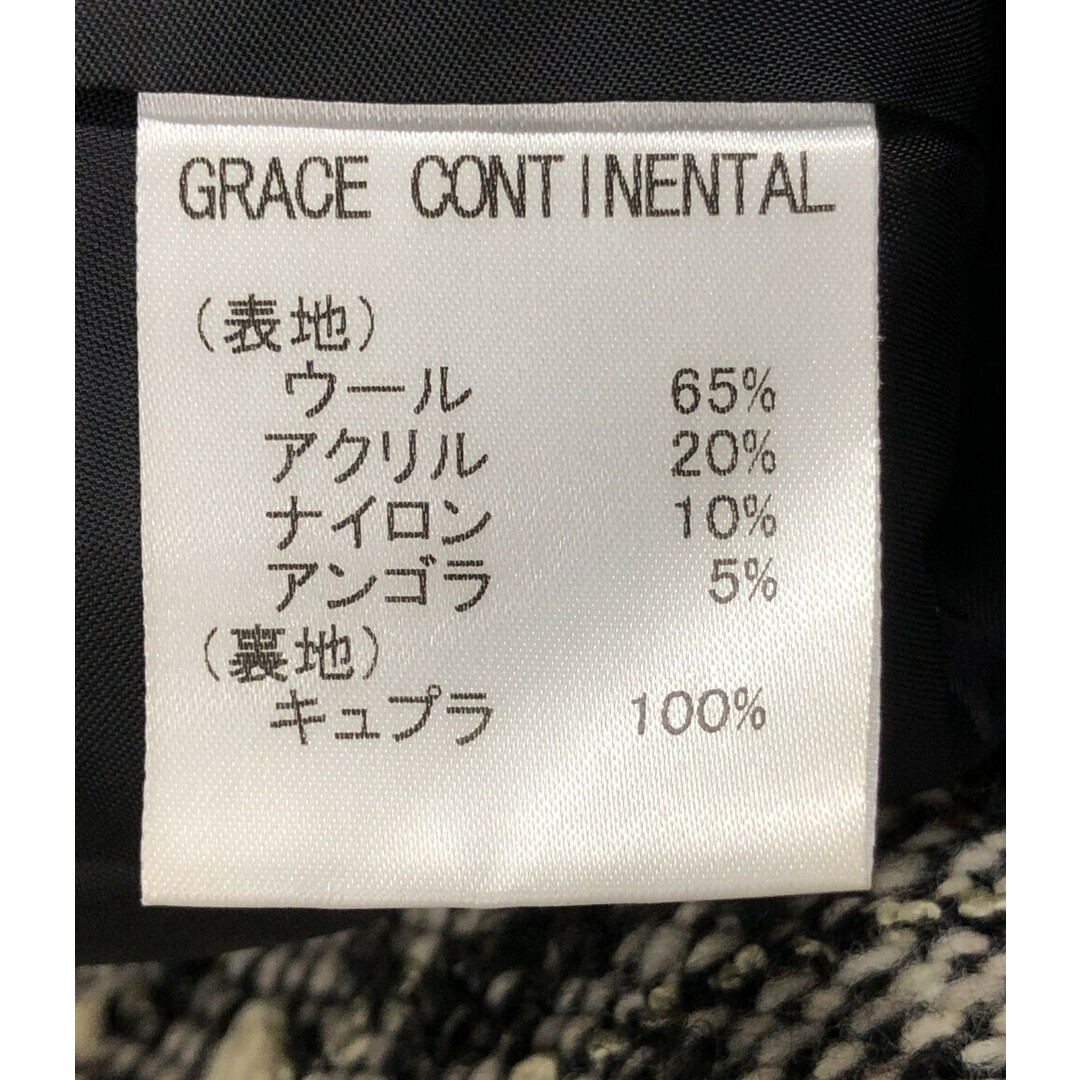 GRACE CONTINENTAL(グレースコンチネンタル)のグレースコンチネンタル ツイード半袖ジャケット レディース 36 レディースのジャケット/アウター(その他)の商品写真