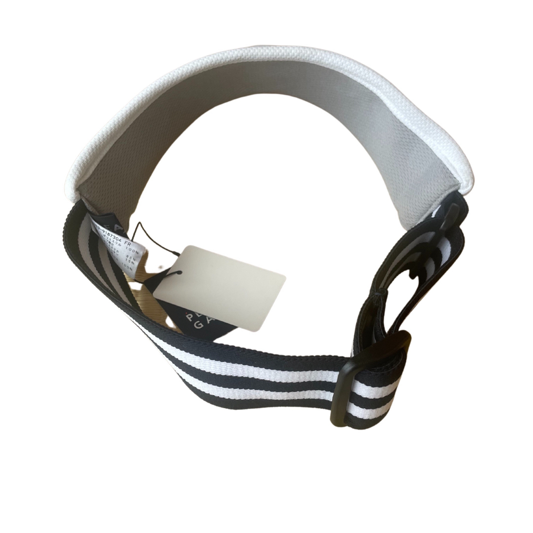 PEARLY GATES(パーリーゲイツ)のパーリーゲイツ サンバイザー  ホワイト系　FREESIZE  ユニセックス メンズの帽子(サンバイザー)の商品写真