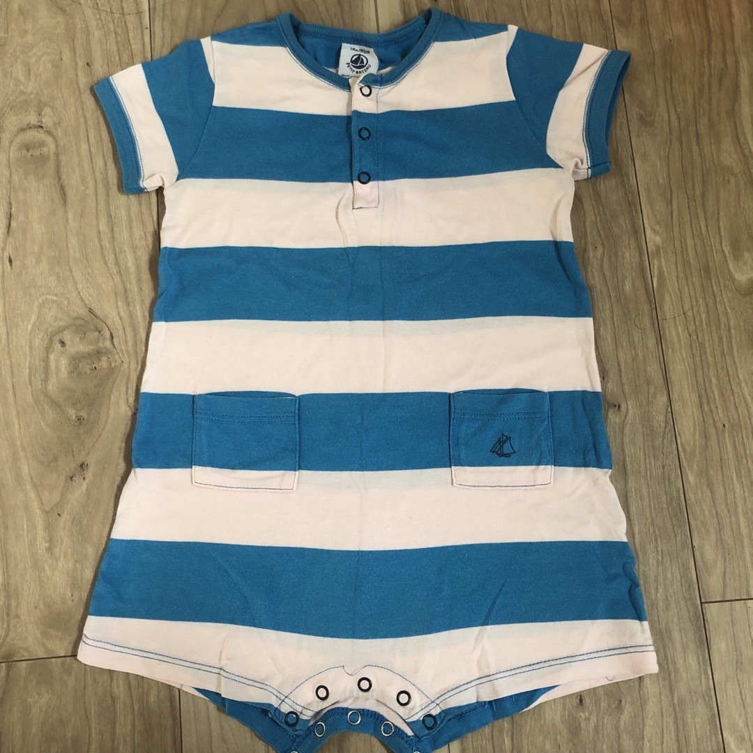 PETIT BATEAU(プチバトー)のPETIT BATEAU｜プチバトー　ロンパース キッズ/ベビー/マタニティのベビー服(~85cm)(ロンパース)の商品写真