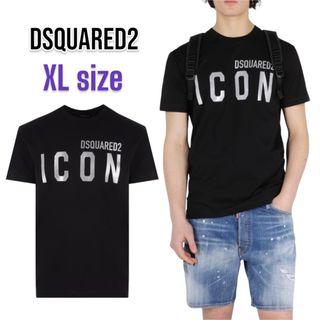 ディースクエアード(DSQUARED2)の【新品未使用】DSQUARED2 ロゴ  Tシャツ シルバー XLサイズ(Tシャツ/カットソー(半袖/袖なし))