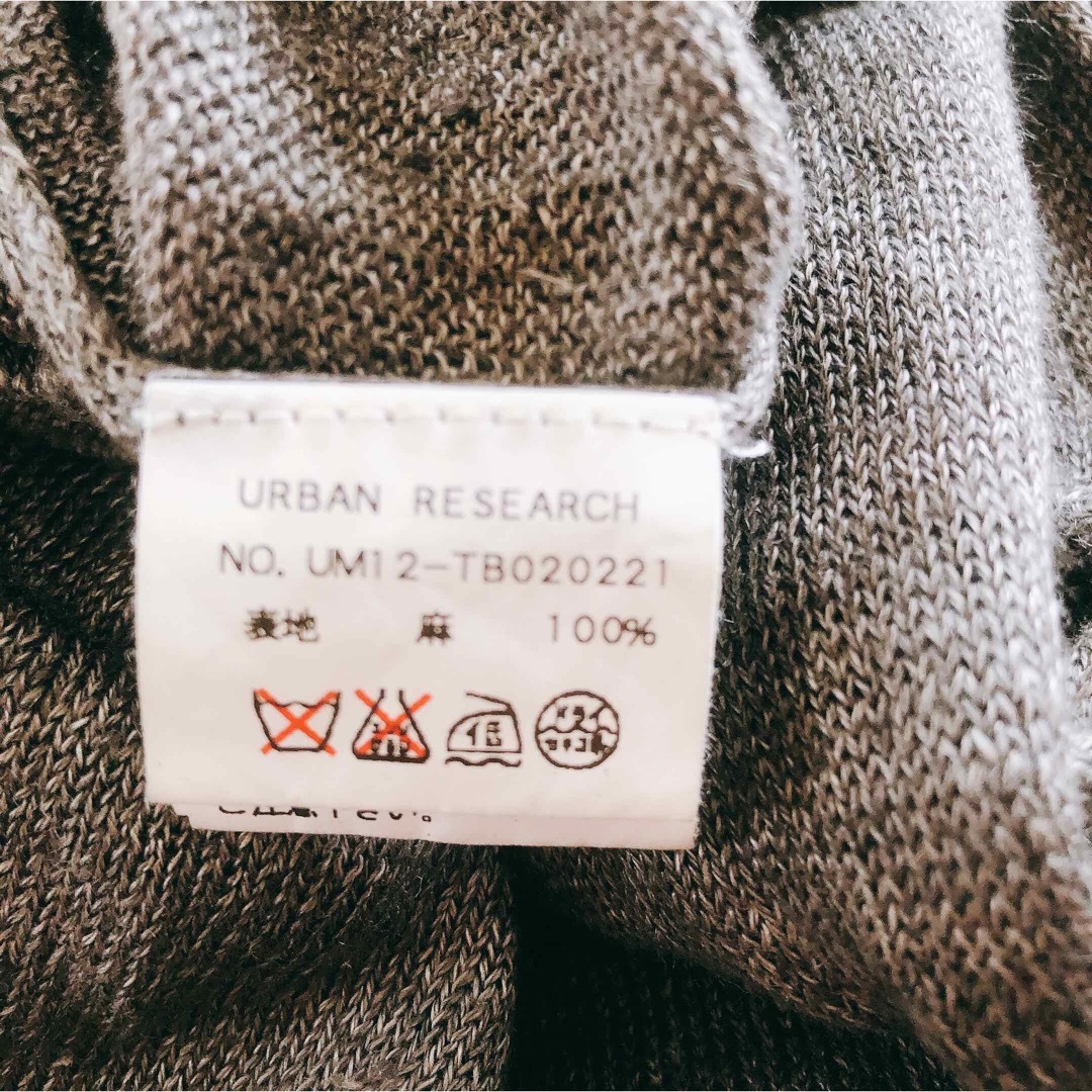 URBAN RESEARCH(アーバンリサーチ)のアーバンリサーチ　リネンtシャツ メンズのトップス(Tシャツ/カットソー(半袖/袖なし))の商品写真