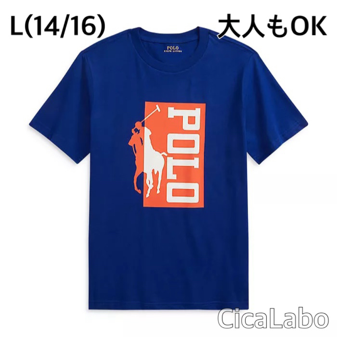 【新品】ラルフローレン POLOロゴ Tシャツ カラーチェンジ ネイビー L | フリマアプリ ラクマ