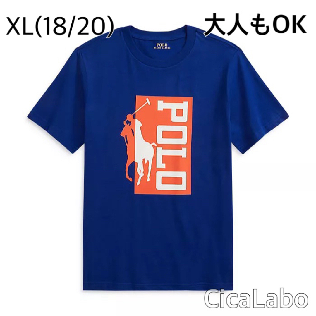 【新品】ラルフローレン POLOロゴ Tシャツ カラーチェンジ ネイビー XL | フリマアプリ ラクマ