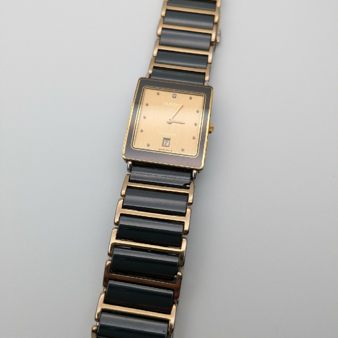 稼働品 ラドー RADO 1Pダイヤ ダイヤスター DIASTAR ユニセックス-